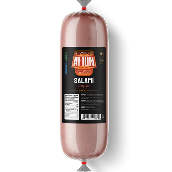 Afion - Salami Plain All Beef Mild 4x900 GR