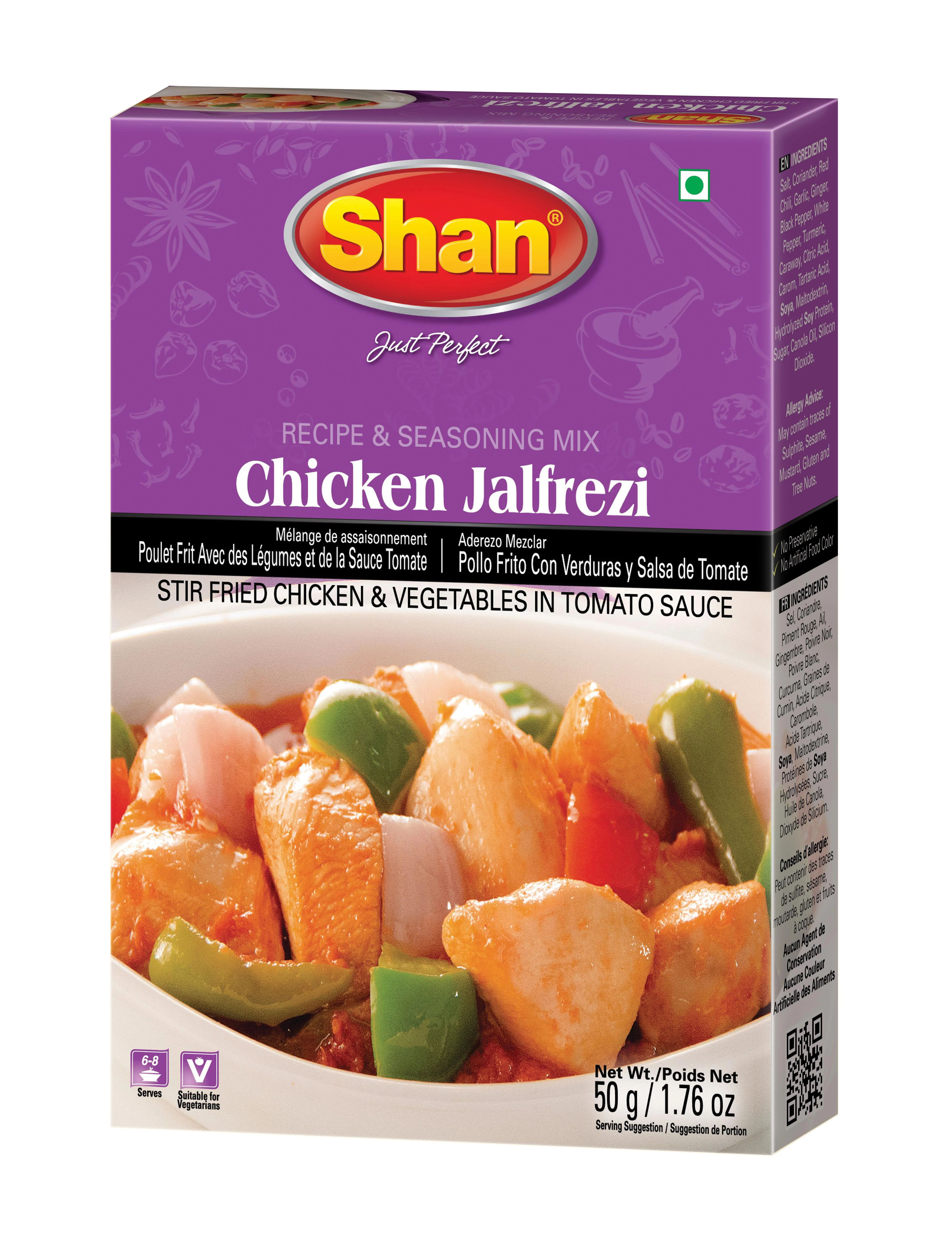 Shan - Chicken Jalfrezi — Case (6 x 50 G)