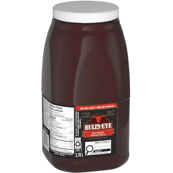 Kraft Heinz - Bullseye Bold Org Sauce 2x3.78LT