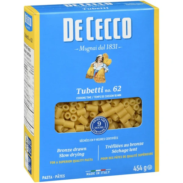 De Cecco - #62 Tubetti 20x454 GR