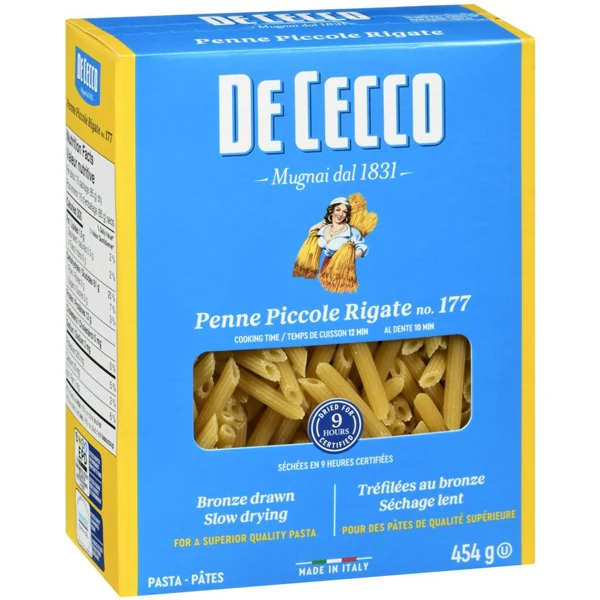 De Cecco - #177 Penne Piccole Rigate 454GR