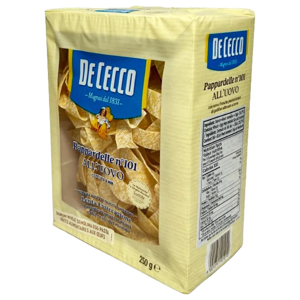 De Cecco - #101 Pappardelle All Uovo 12x250 GR