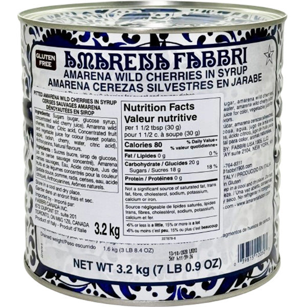 Fabbri - Amarena Cherries Tin 3.2KG