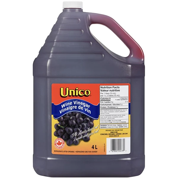 Unico - Red Wine Vinegar 4LT