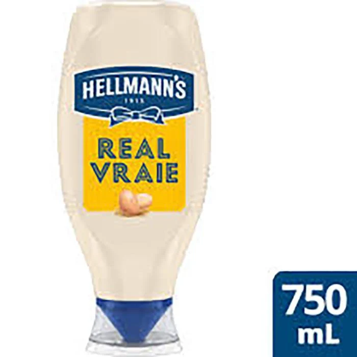 Hellmanns - Squeeze Mayonnaise 750ML