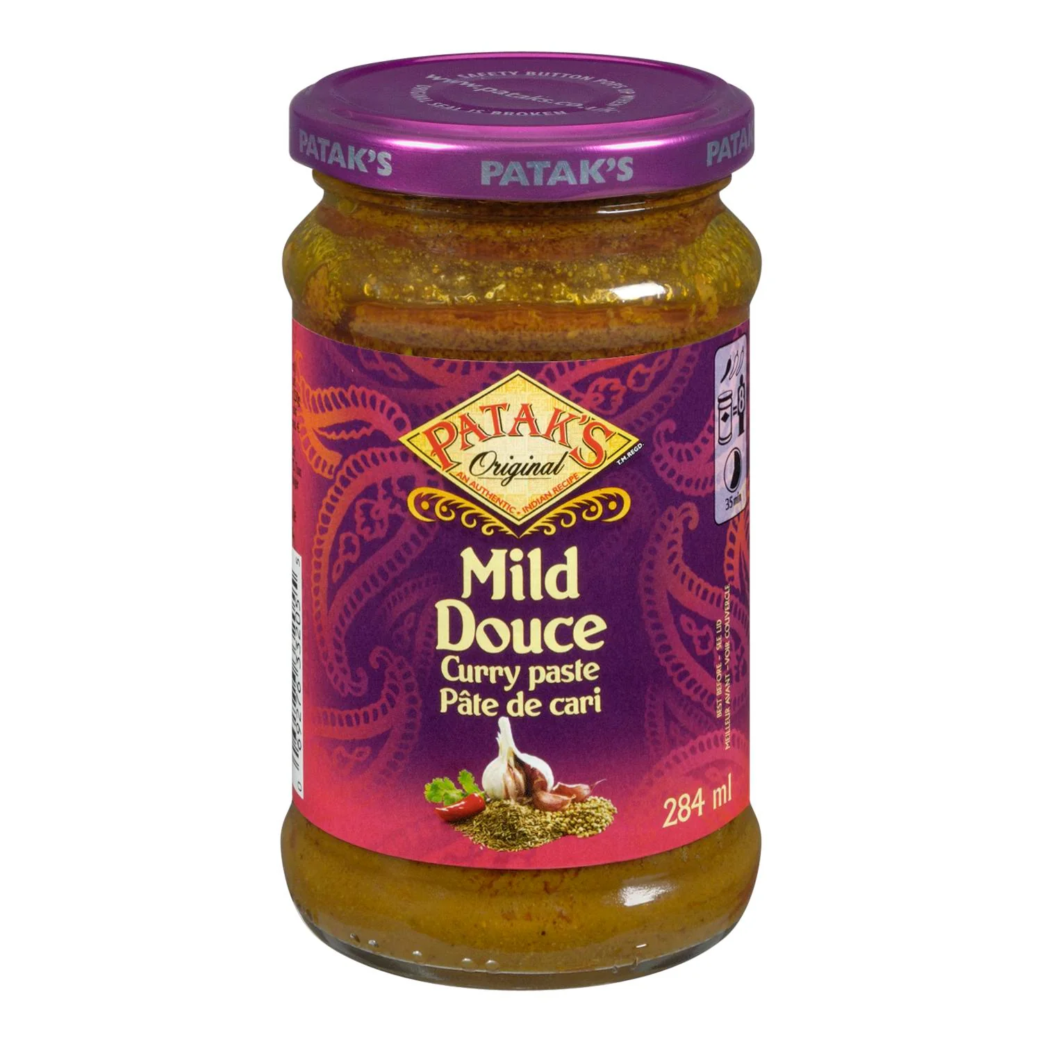 Pataks - Mild Curry Paste Gb 284ML