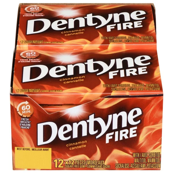 Dentyne - Fire Cinnamon 12x12 PC