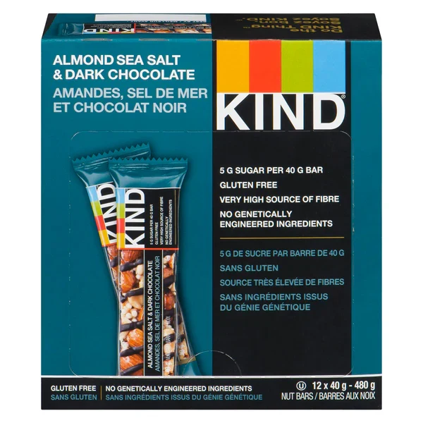 Kind Bar - Nuts Sea Salt & Dark Chocolate 6x12x40 GR