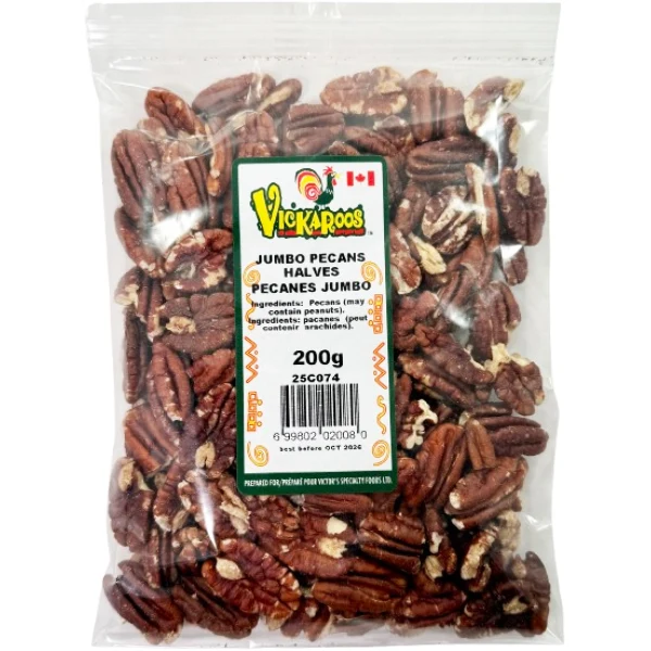 Vickaroos - Jumbo Pecans Halves 200GR
