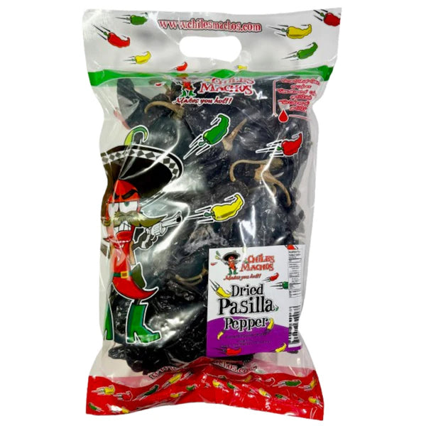 Chiles Machos - Pasilla Dried Pepper 12x1 LB
