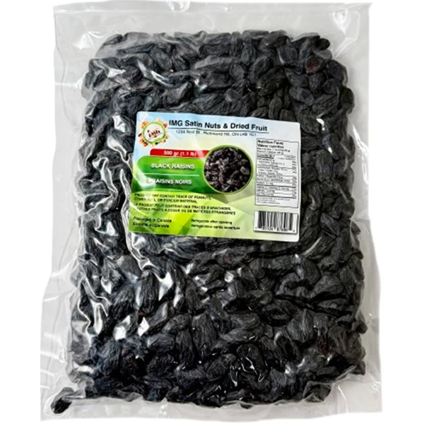 Img Satin - Black Raisins 6x500 GR