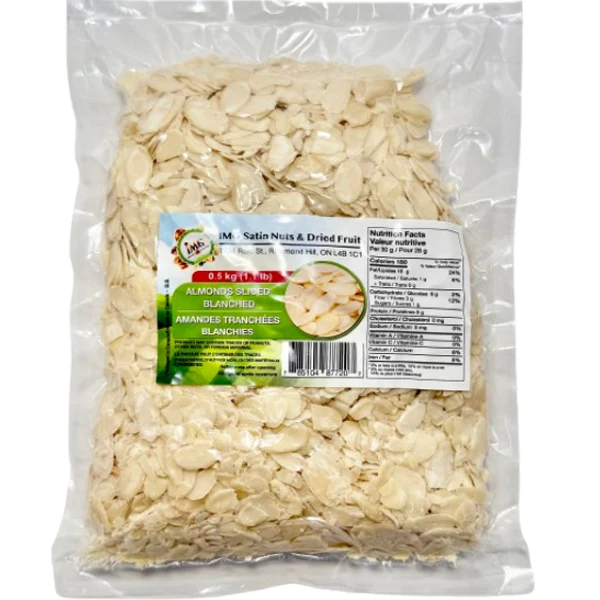 Img Satin - Almond Sliced Blanched 5x500 GR