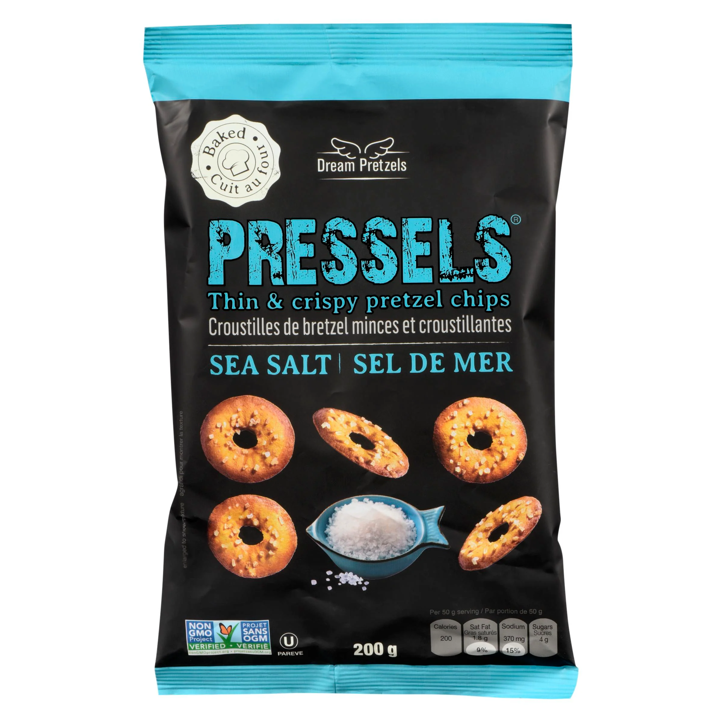 Dream Pretzels - Pressels Sea Salt 200GR