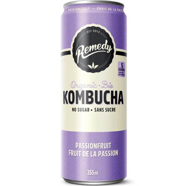 Remedy Drinks - Passionfruit Kombucha 4x355 ML