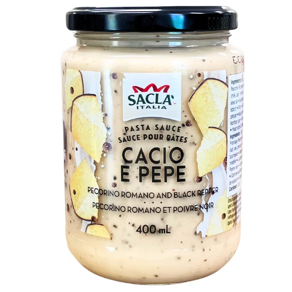 Sacla - Cacio Pepe Pasta Sauce 6x400 ML