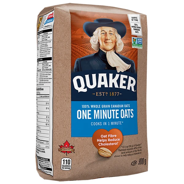 Quaker - One Minute Oats 12x900GR