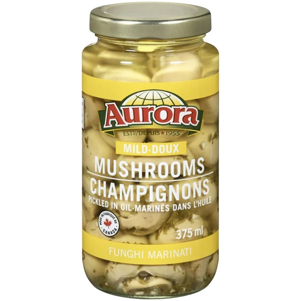Aurora - Marinated Mushrooms Mild 12x375 ML