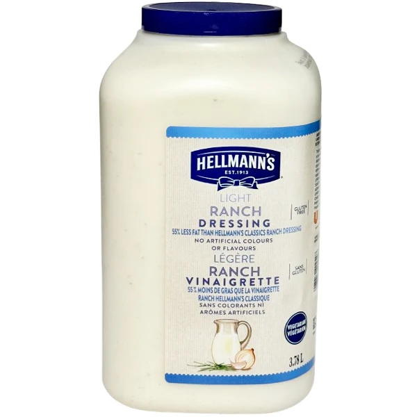 Hellmanns - Light Ranch Dressing 2x3.78LT