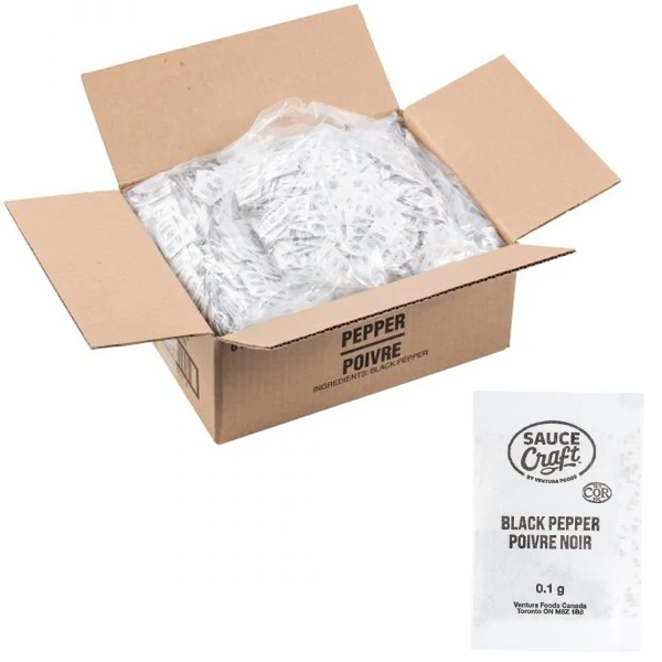 Sauce Craft - Black Pepper Portions 6000x0.1 GR