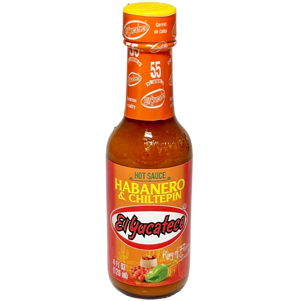 El Yucateco - Habanero & Chiltepin/ Hot Sauce 6x120 ML