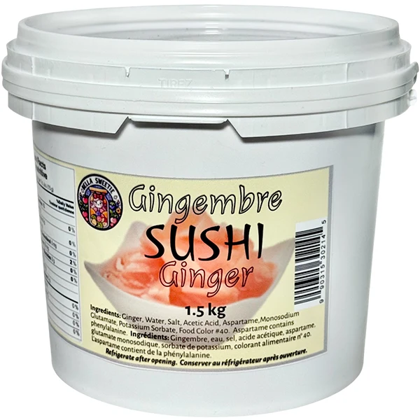 Bella Sweetie - Sushi Ginger Pickled Gari 8x1.5 KG