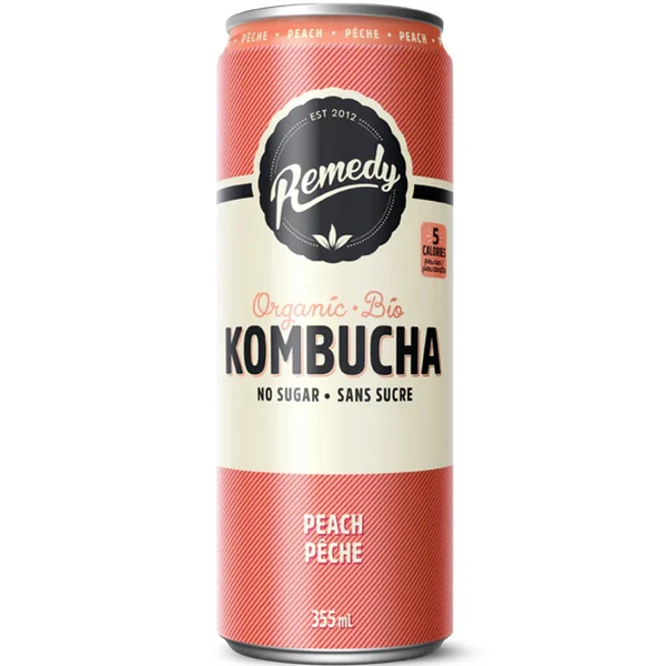 Remedy Drinks - Peach Kombucha 6x4x355 ML