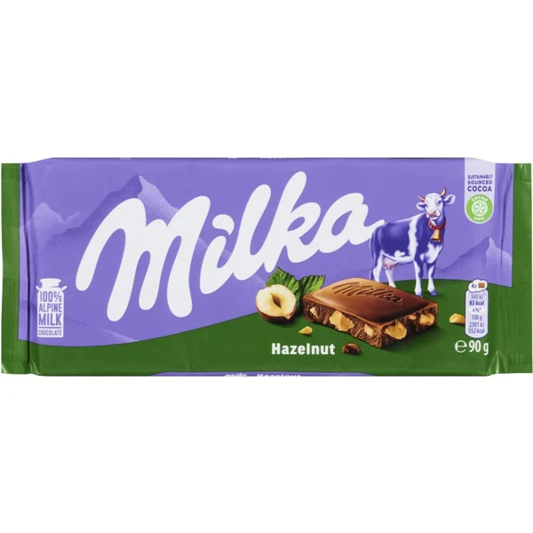 Milka - Hazelnuts 90GR