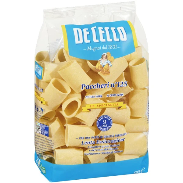 De Cecco - #125 Paccheri Pasta 12x500 GR