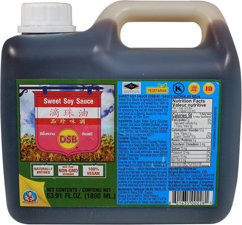 Healthy Boy - DSB Sweet Soy Sauce — Case (6 x 1890 ML)