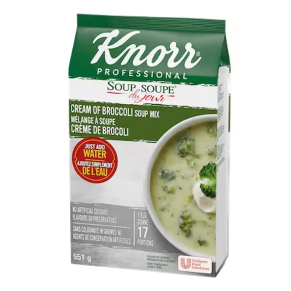 Knorr - Sdj Cream Of Broccoli Soup Mix 551GR