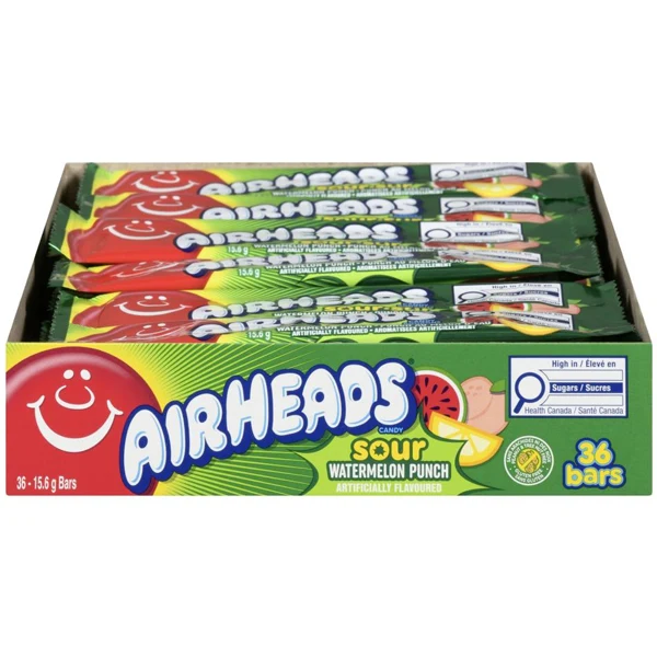 Airheads - Sour Watermelon Punch 36x15.6 GR