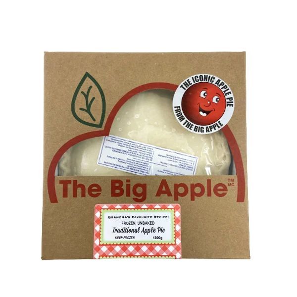 The Big Apple - Unbaked Traditional Pie 9IN