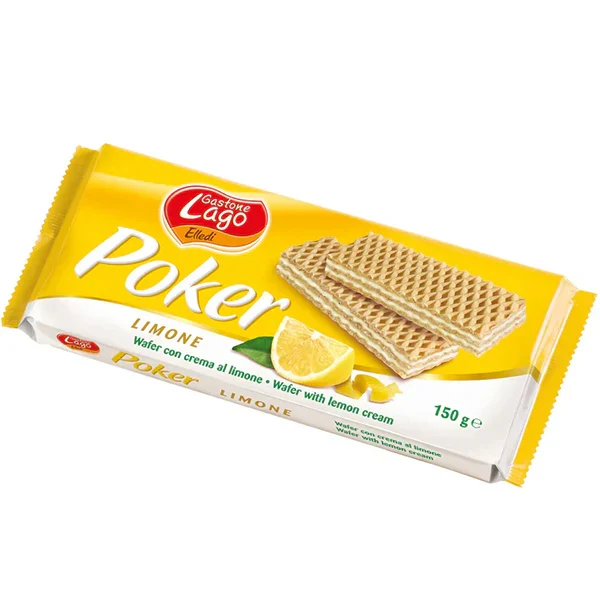 Lago - Poker Wafer Lemon 16x150 GR