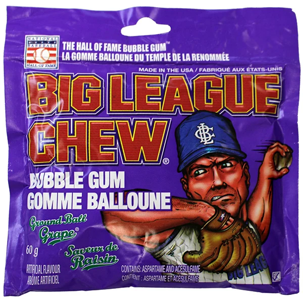 Big League - Chew Grape 9x12x60GR