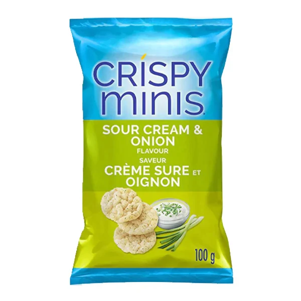 Quaker - Crispy Minis Sour Cream And Onion 12x100 GR