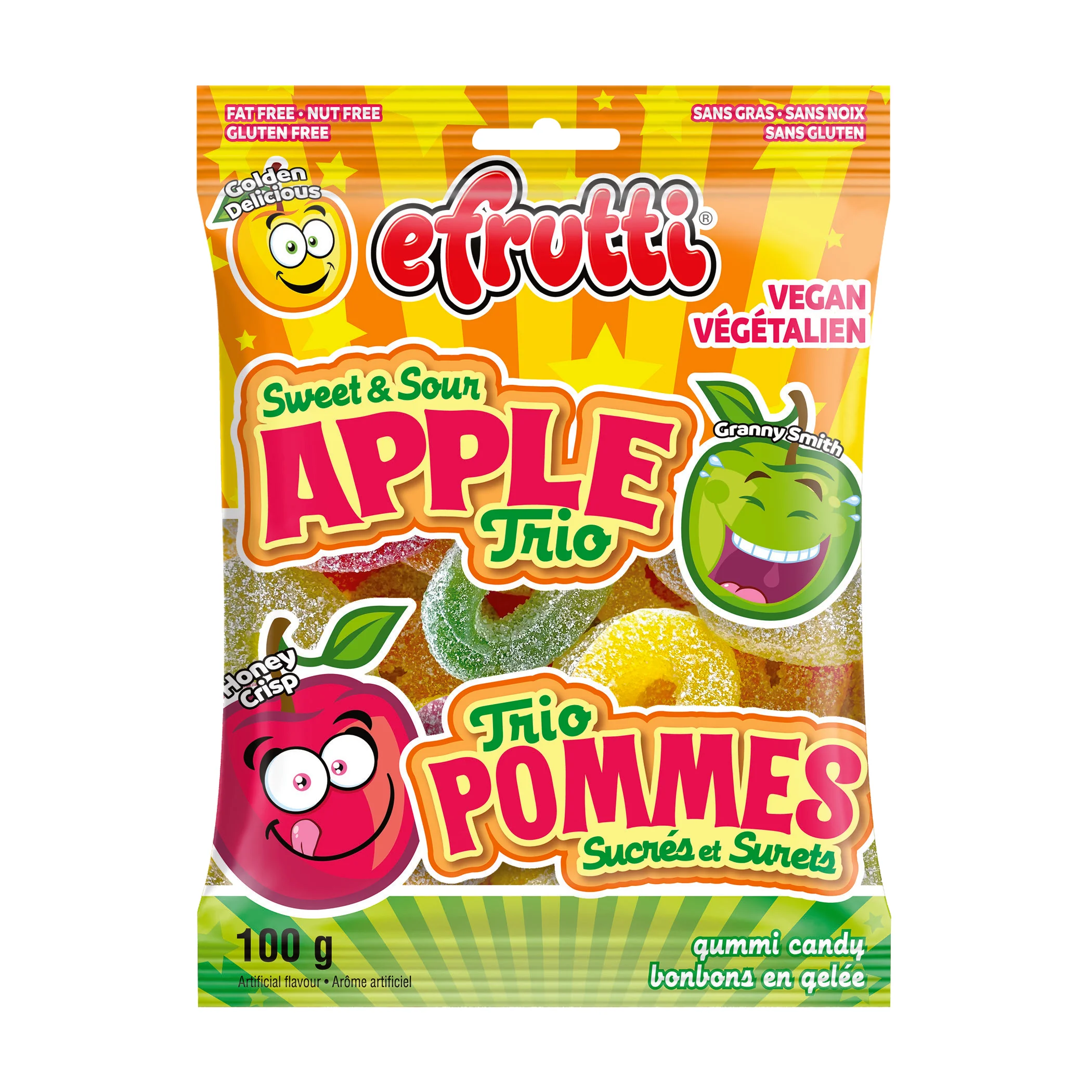 Efruitti - Apple Trio Gummy 12x100 GR