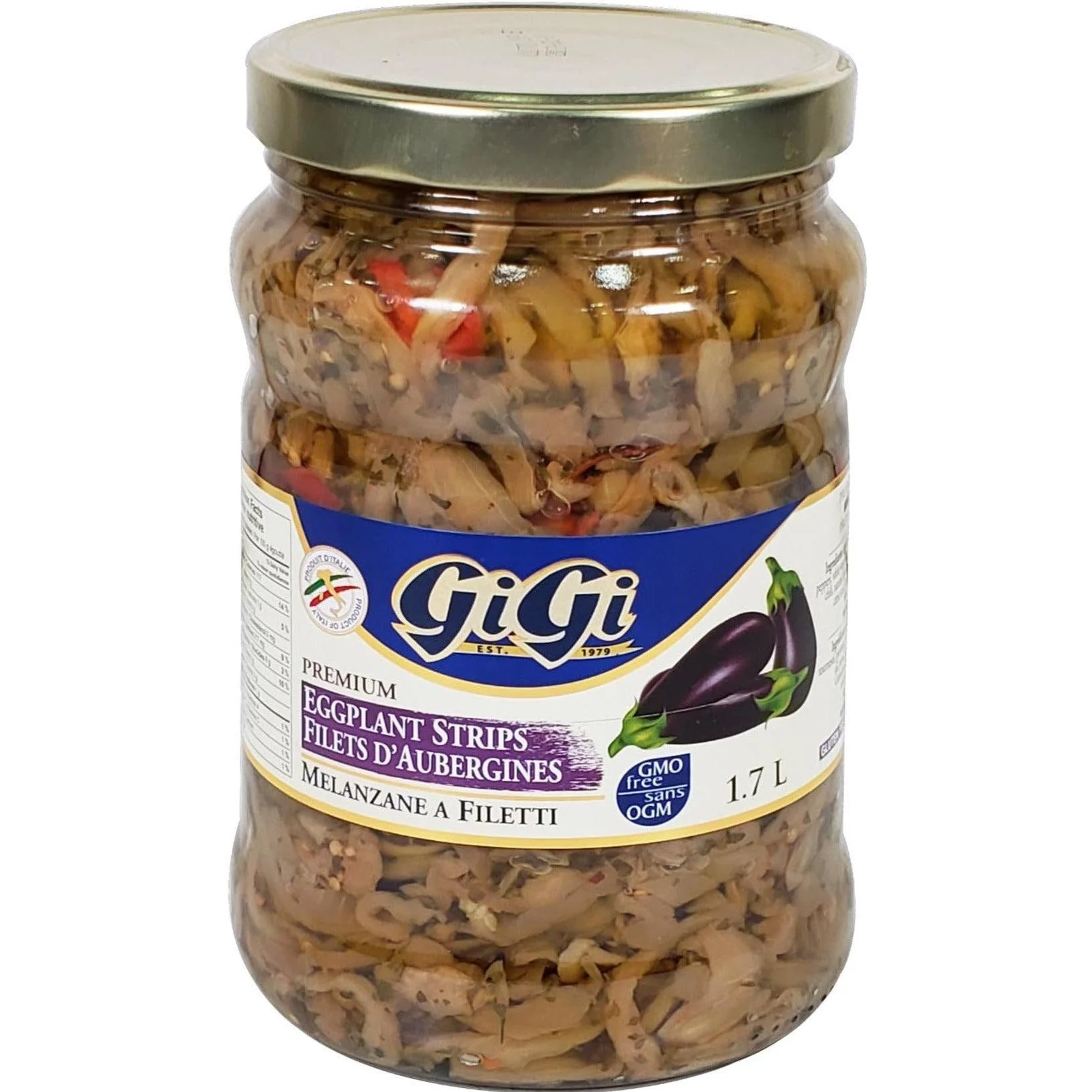 GiGi - Eggplant Strips — Each (1.7 L)
