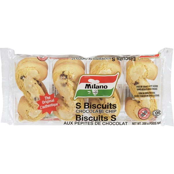 Milano - S Biscuits Choco Chip 12x200 GR