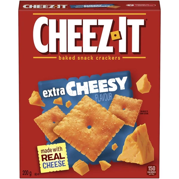 Kelloggs - Cheez It Extra Cheesy 12x200 GR