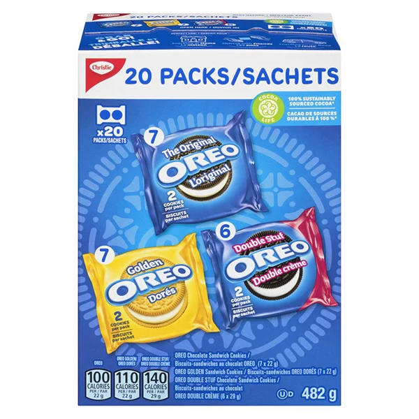 Mondelez - Oreo Variety 20 Packs 482GR