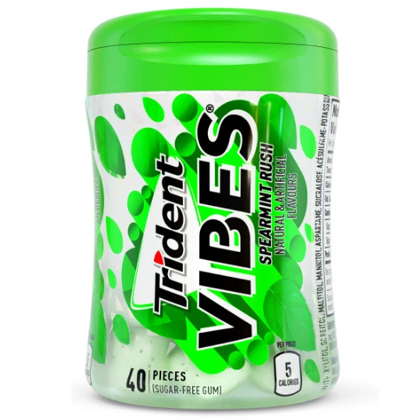 Trident - Vibes Spearmint Rush Bottles 6x40 PC