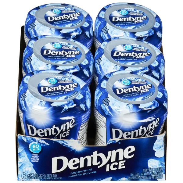 Dentyne - Ice Peppermint Bottles 6x60 PC