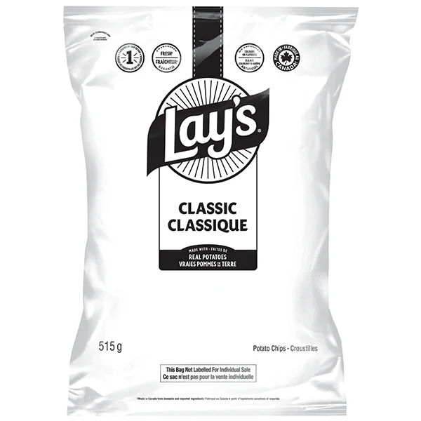 Frito Lay - Lays Classic Potato Chips Bulk 4x515 GR