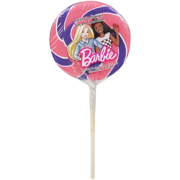 Exclusive - Barbie Swirly Lollipops 24x100GR