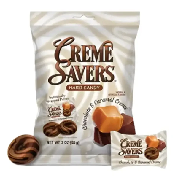 Creme Savers - Chocolate & Caramel Candy 85GR