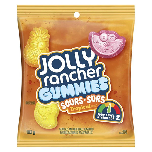 Jolly Rancher - Gummies Sour Tropical 10x182 GR