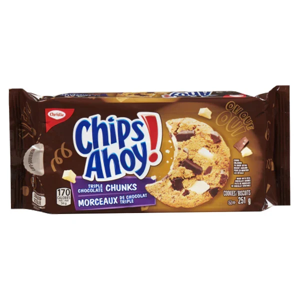 Christie - Chips Ahoy Triple Chocolate Chunks 12x251 GR