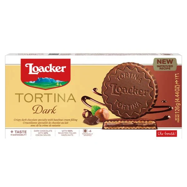 Loacker - Tortina Dark 12x126 GR