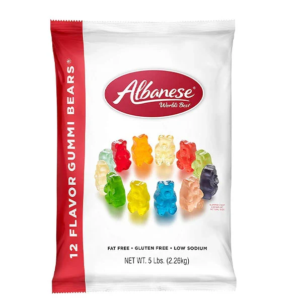 Albanese - 12 Flavour Gummi Bears 4x5 LB