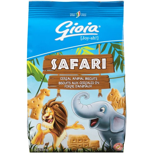 Gioia - Safari Cookies 12x250 GR